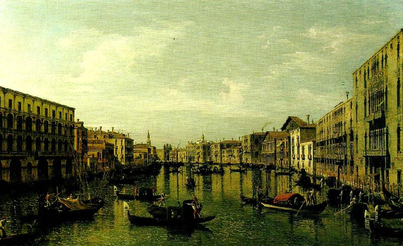 Canaletto vy over canal grande i venedig oil painting image
